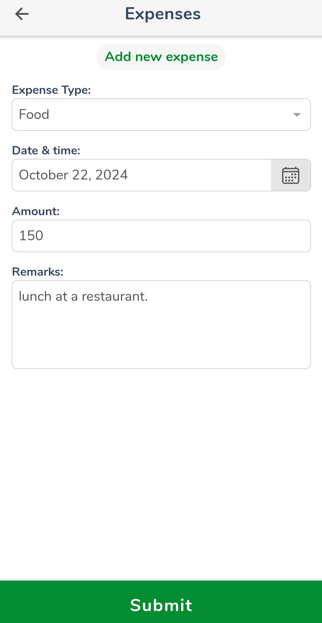 Total Distance Feature